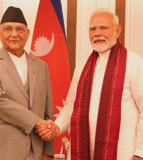 मोदीले भने: ओलीसँगको भेट फलदायी भयो