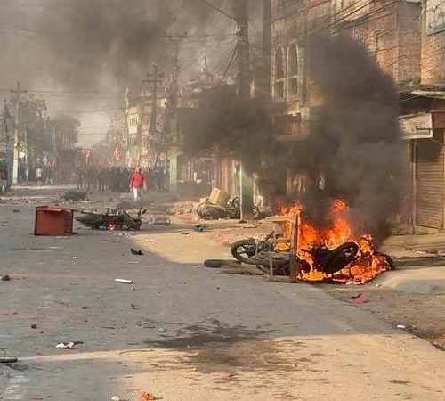 दुई पक्षबीच झडप भएपछि वीरगञ्जमा आज १२ बजेसम्म ‘कर्फ्यू’