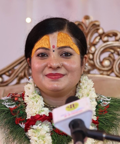 कोटिहोममा कथा वाचन गर्न जेठ १६ गते भागवत मञ्जरी राधिका दासी आउने