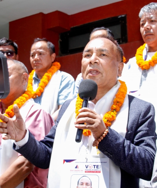 फुर गेल्जे शेर्पा समूहको उम्मेदवारी दर्ता