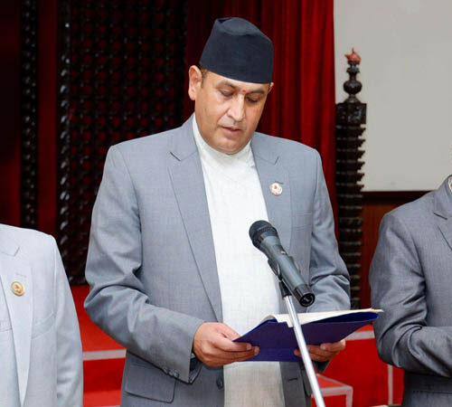 संसदीय सुनुवाइ समिति सभापति खतिवडाद्वारा शपथ ग्रहण