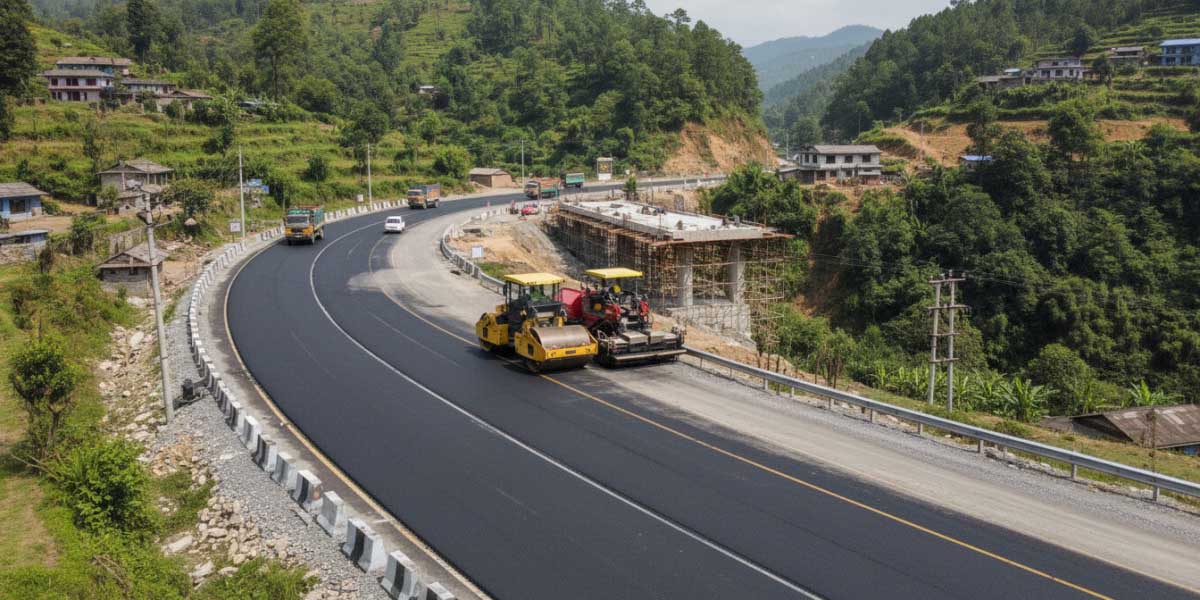 अन्तिम चरणमा नौबिसे-नागढुङ्गा सडक खण्डको काम