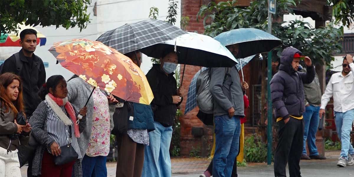 चक्रवात ‘अर्नब’को प्रभावले देशभर वर्षा, रोसीमा सबैभन्दा बढी पानी पर्‍यो